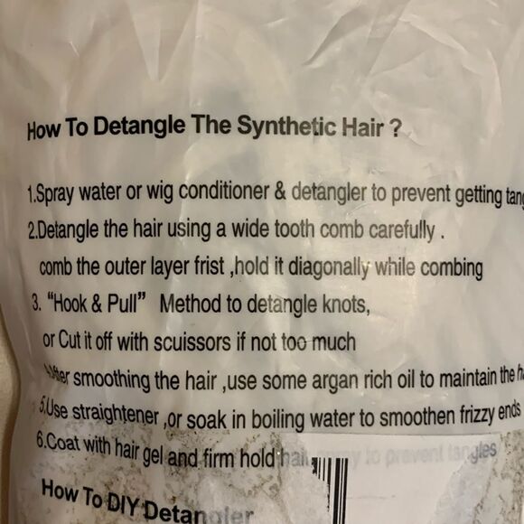 Blonde hair extension with invisible band 22 inch 5.3 ounce no clips - Picture 8 of 12